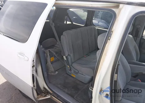 2001 Toyota Sienna Ce из США, поврежденный, VIN 4T3ZF19C31U394485